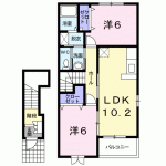 ソール・オリエンスＡ  ２０３号　　2ＬＤＫ 画像1