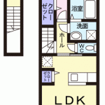 新築・シャルマン芳賀  202号　　1ＬＤＫ　　ＮＥＴ無料♪ 画像1